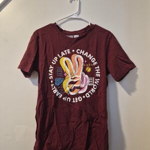 Dutch Bros Maroon Graphic Tee